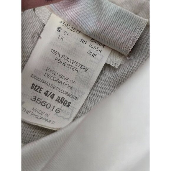 Vintage Green White Collared Neck Plaid Dress size 4 - Picture 5 of 11